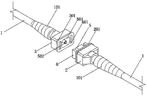 Miniaturized high-density optical fiber connector and production equipment thereof