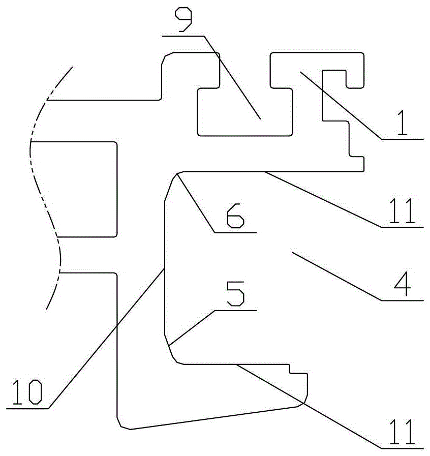 A self-aligning structure for guide rails of medical suspension bridges