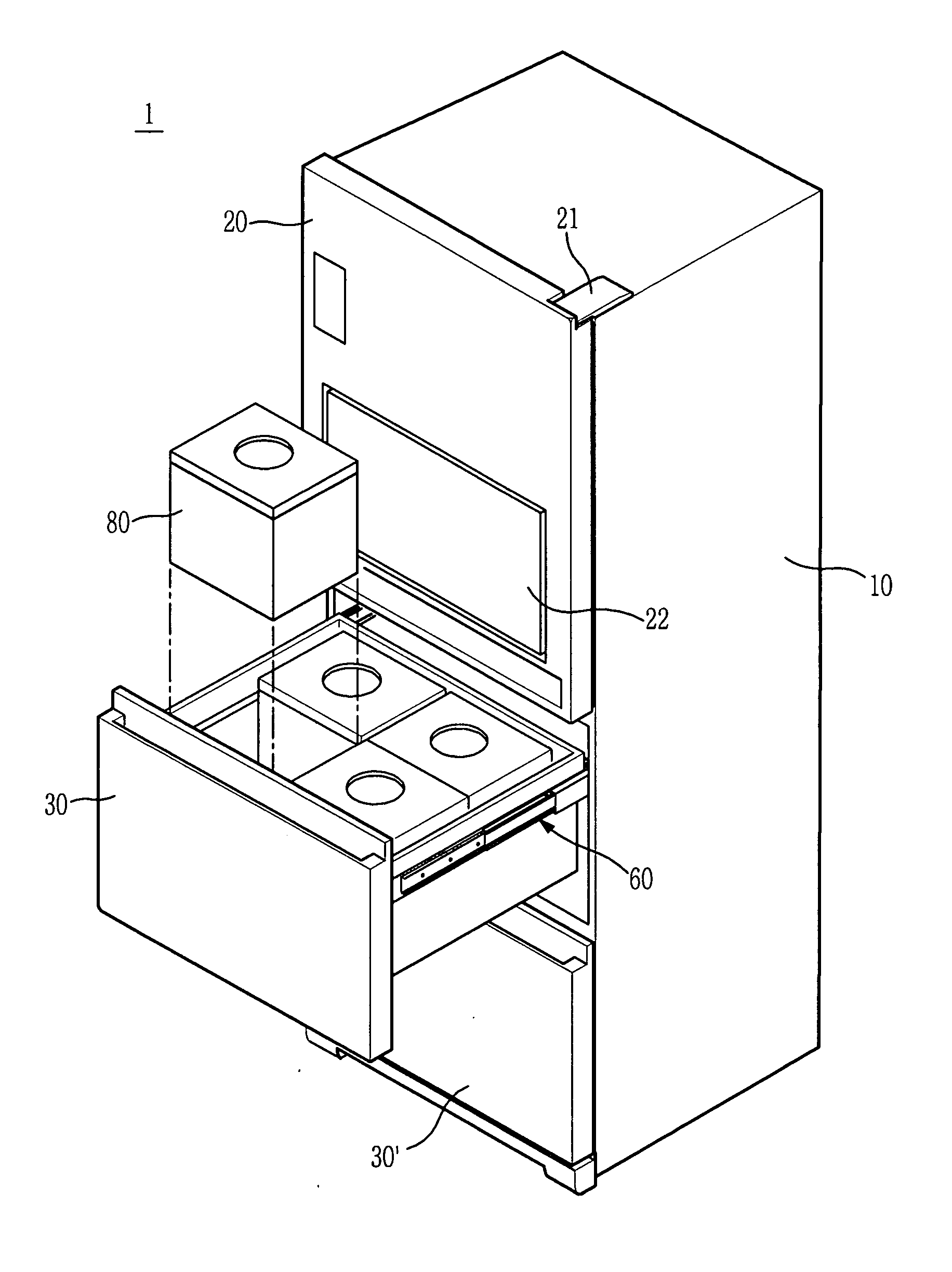 Direct cooling refrigerator and control method thereof