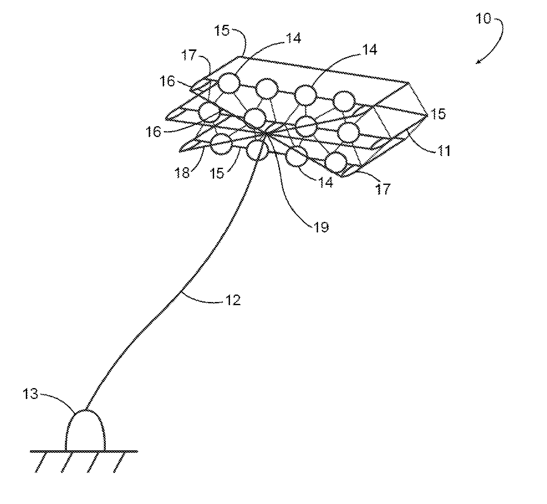 Airborne Power Generation System With Modular Electrical Elements