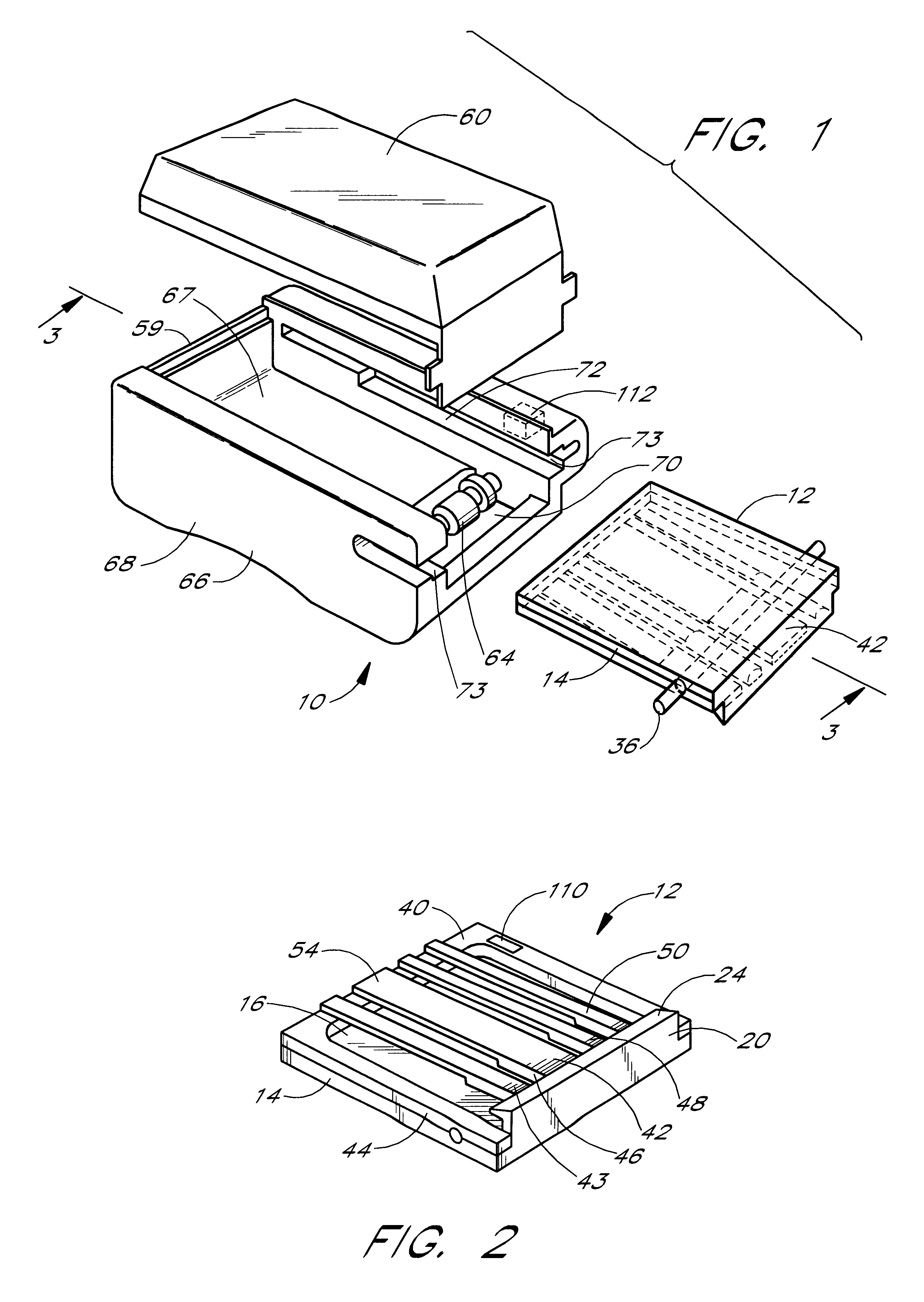 Infusion device with disposable elements