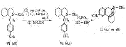 Preparation method of dimethylmorphinan phosphate used as cough medicine