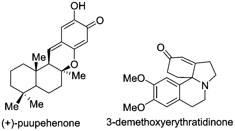 A kind of synthetic method of nitrogen heterocyclic substituted p-quinone skeleton spiro compound