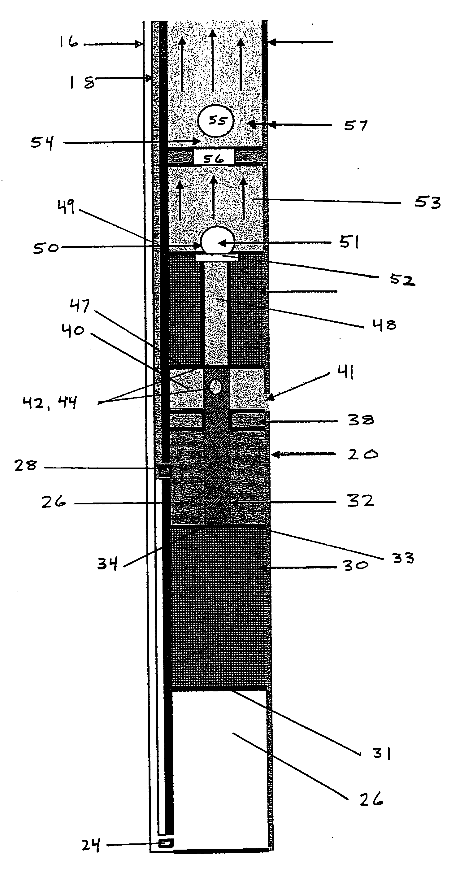 Hydraulic downhole oil recovery system