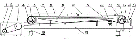 Shaking-table cross flow belt concentrator