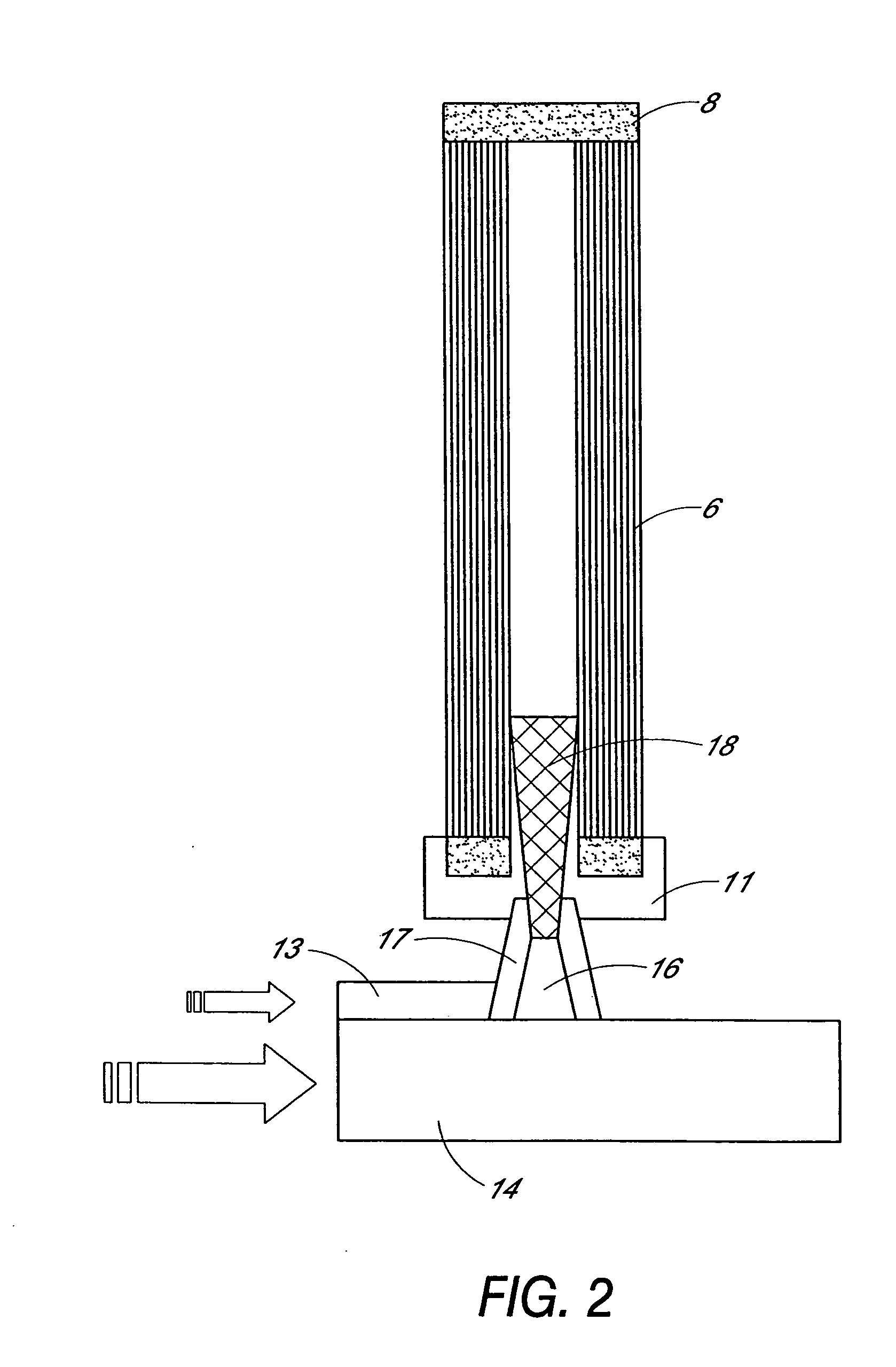 Apparatus and method for cleaning membrane filtration modules