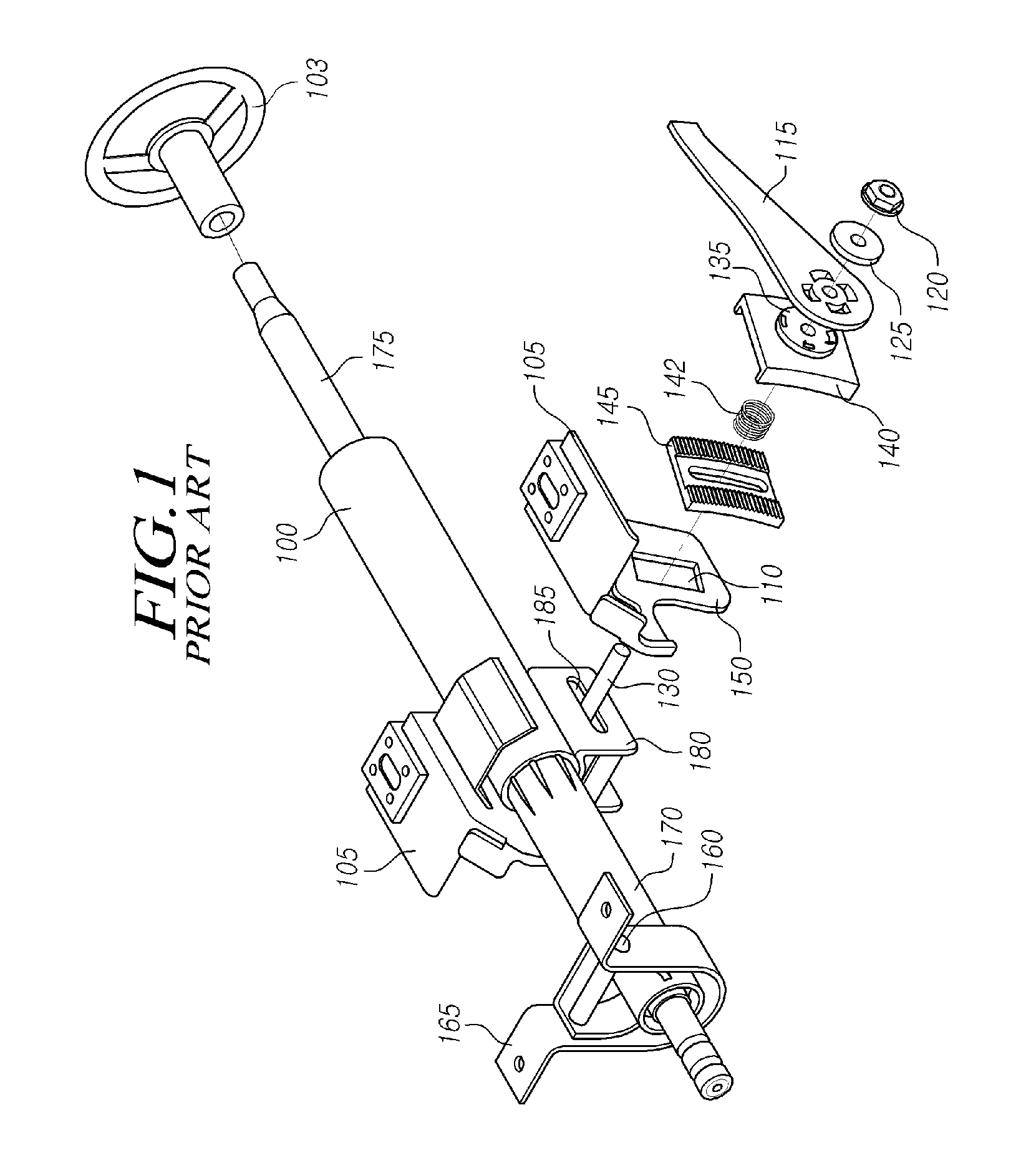 Steering column for vehicle