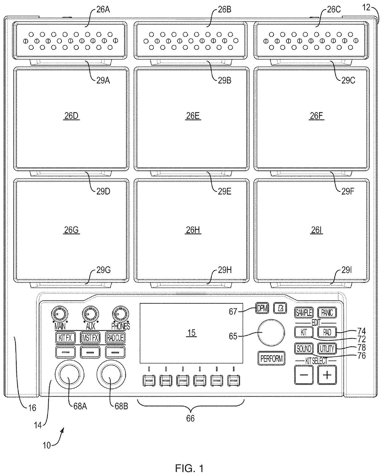 System and method for grouping audio events in an electronic percussion device