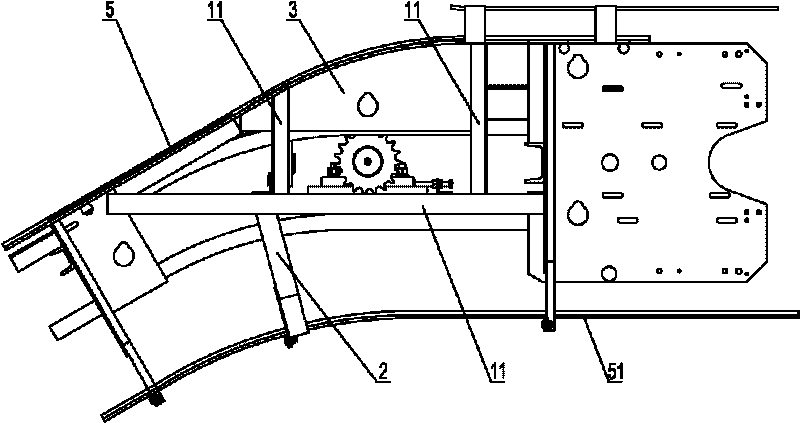 Head ladder way and escalator thereof