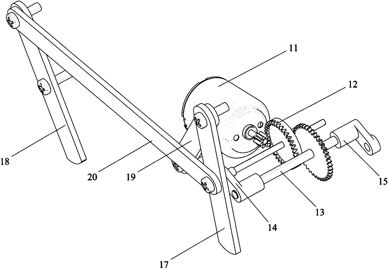 Rustproof quadruped robot for environmentally friendly buildings