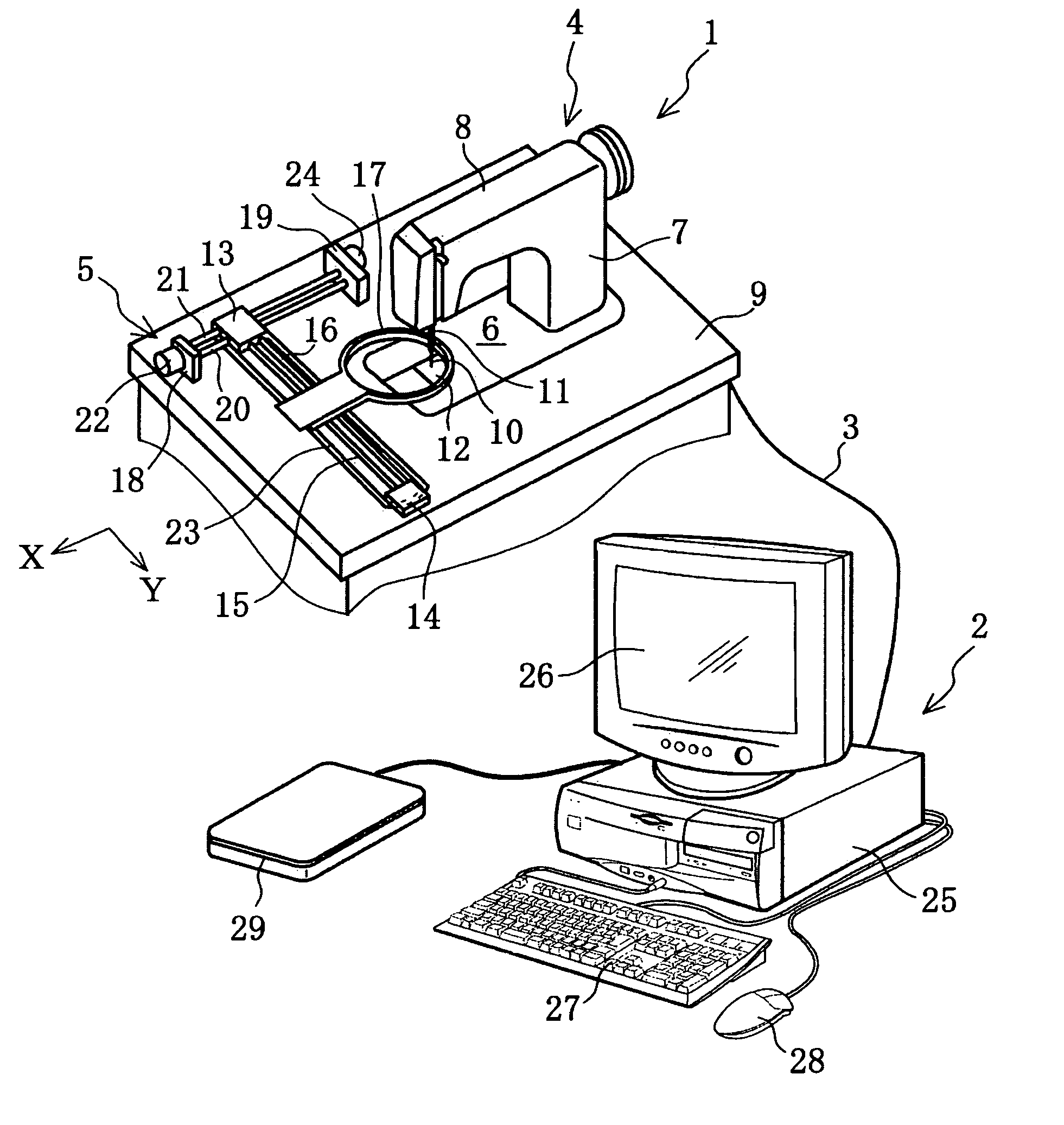 Embroidery data producing device and embroidery data producing program stored in a computer readable medium