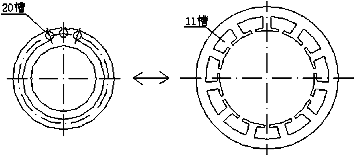 Monopole brushless rotary transformer equipment