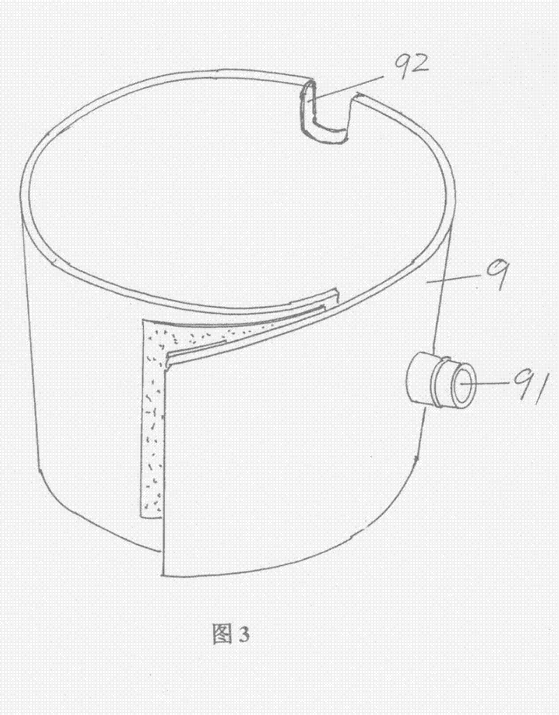 Air vibratory sputum excretion machine