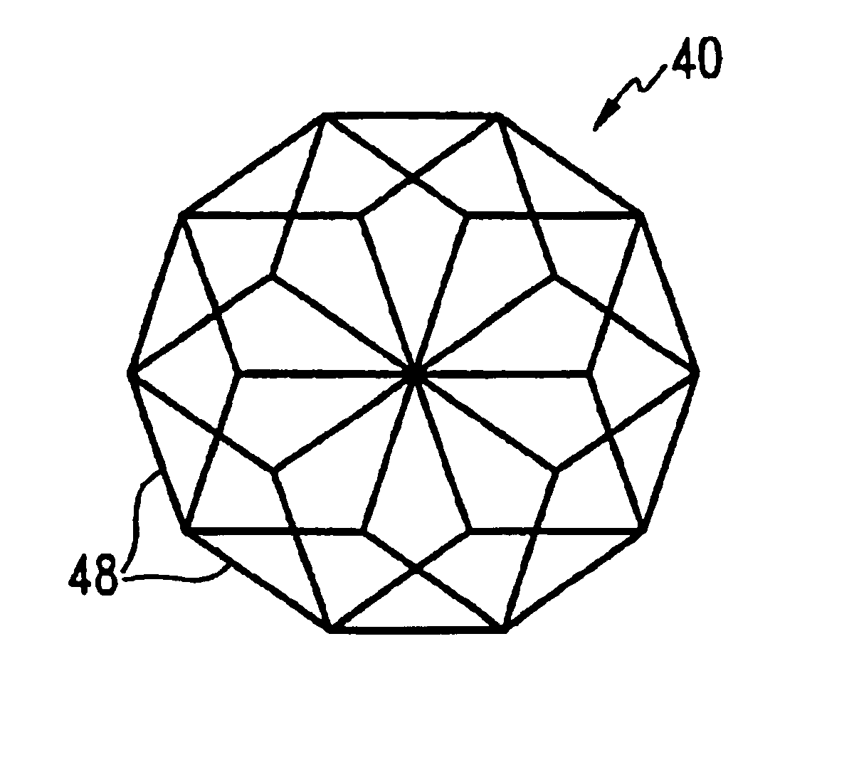 Golf ball having a high moment of inertia