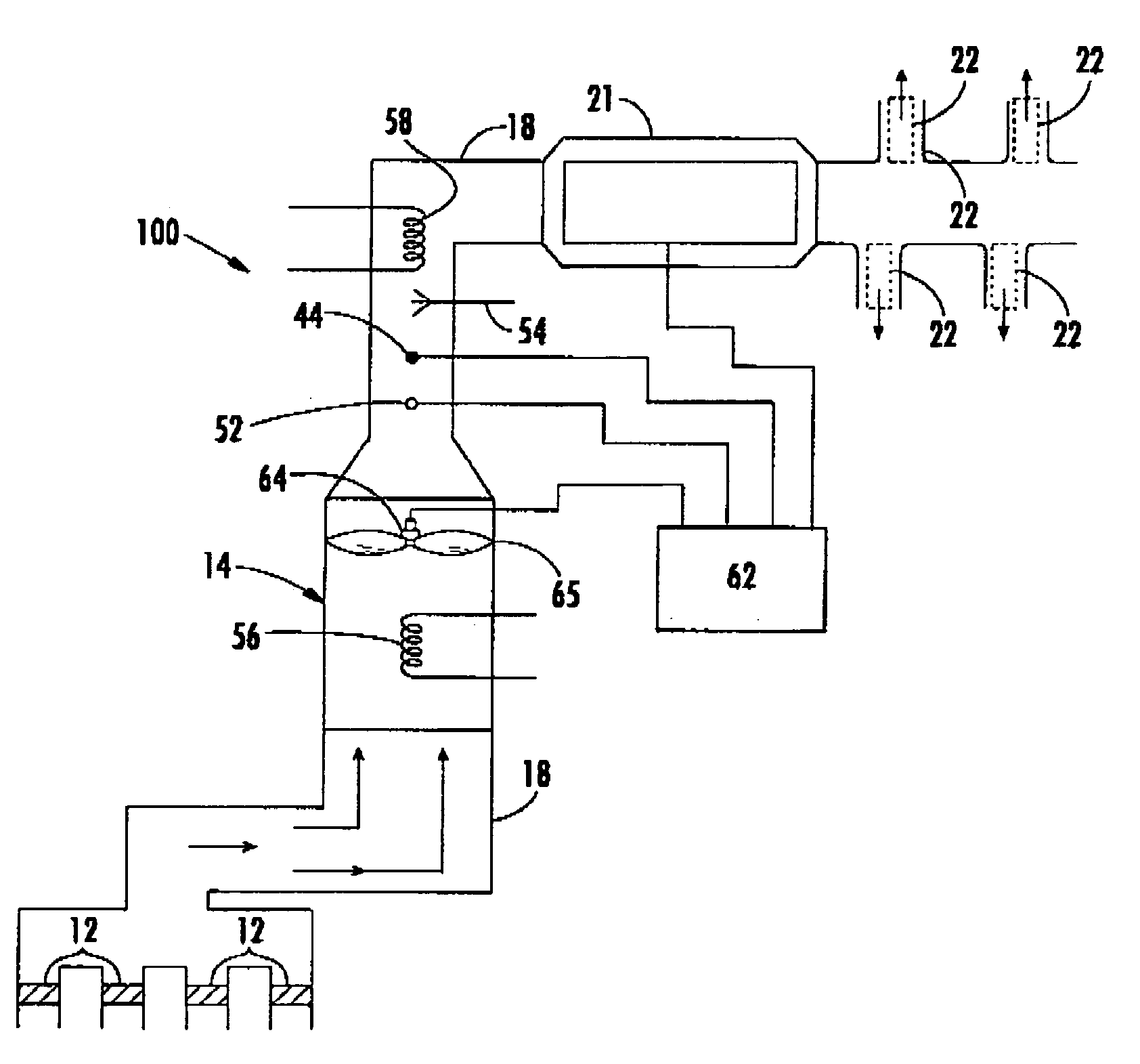 Photoelectrochemical air disinfection