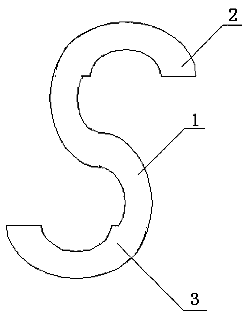 Connecting hook for hoisting