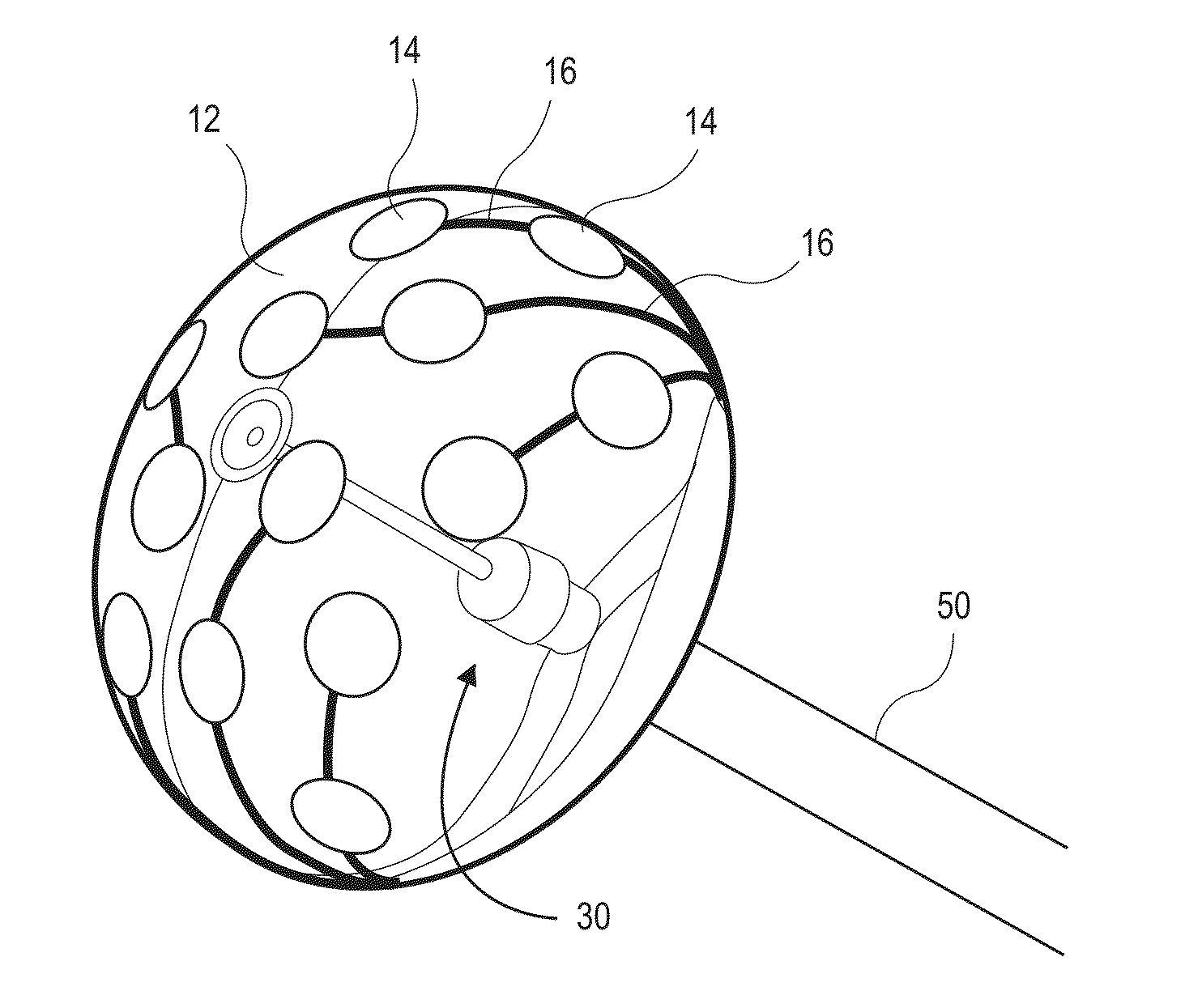 Visualization inside an expandable medical device