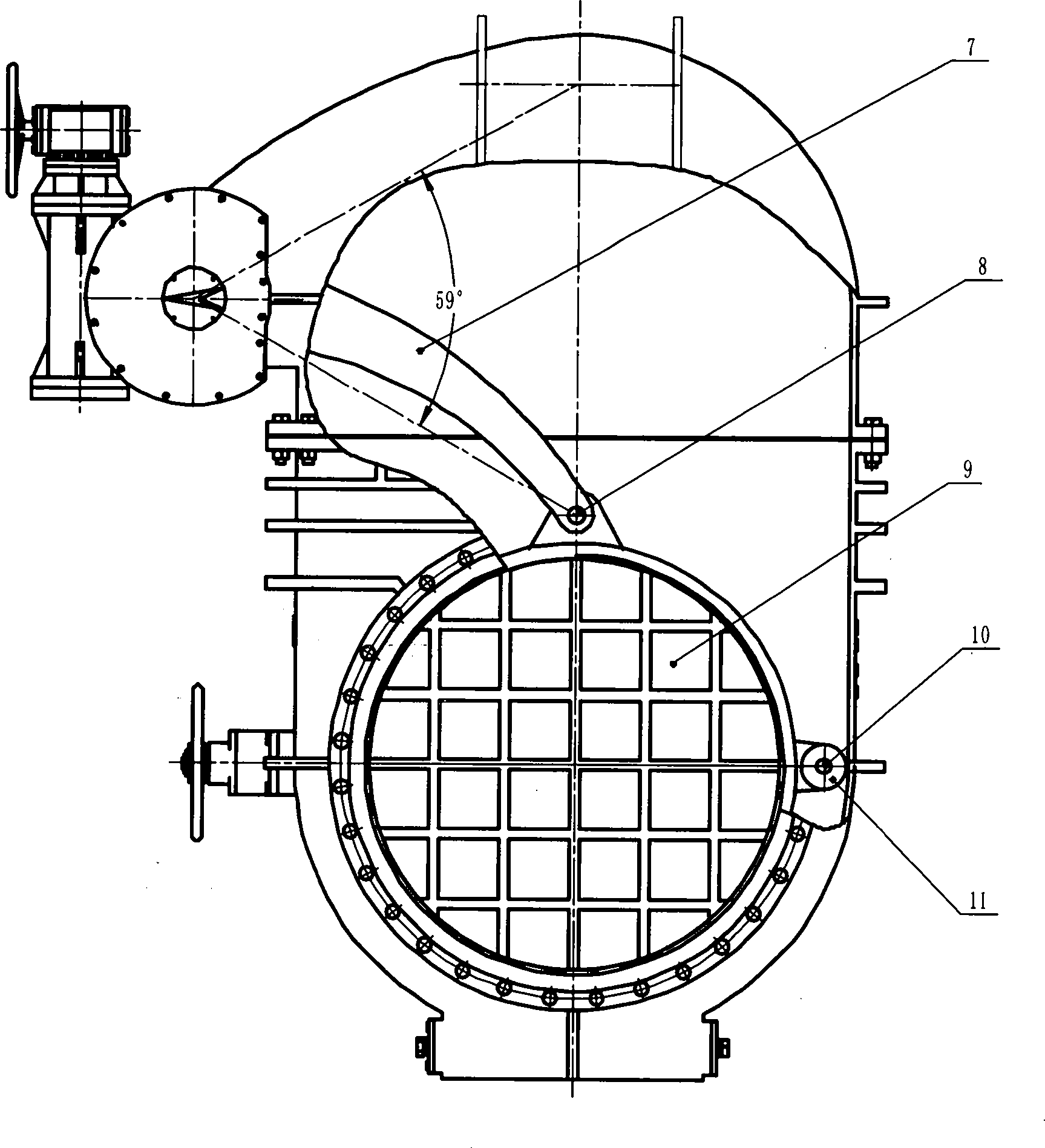 Double-drive single-gate-disc gas gate valve