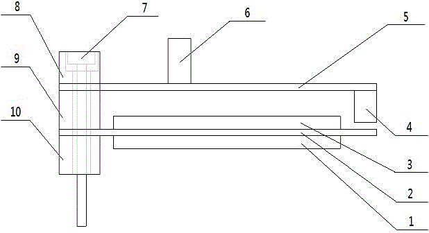 Piezoelectric generating device based on stair