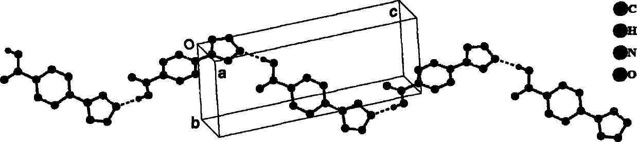 Organic divalent nonlinear optical crystal material 4-((1,2,4-triazole)-1-group) benzoic acid and preparation method thereof