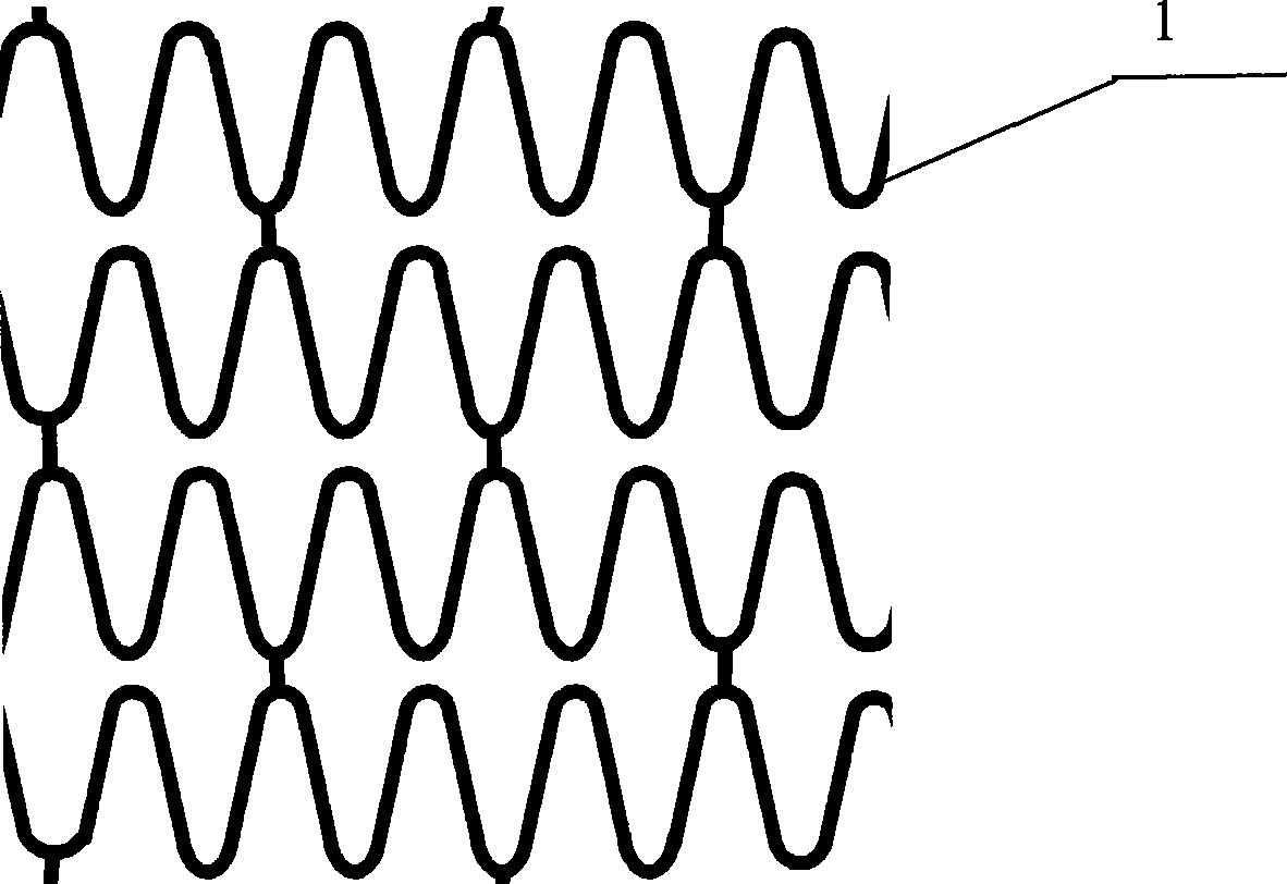 Blood vessel support for curing coronary heart disease