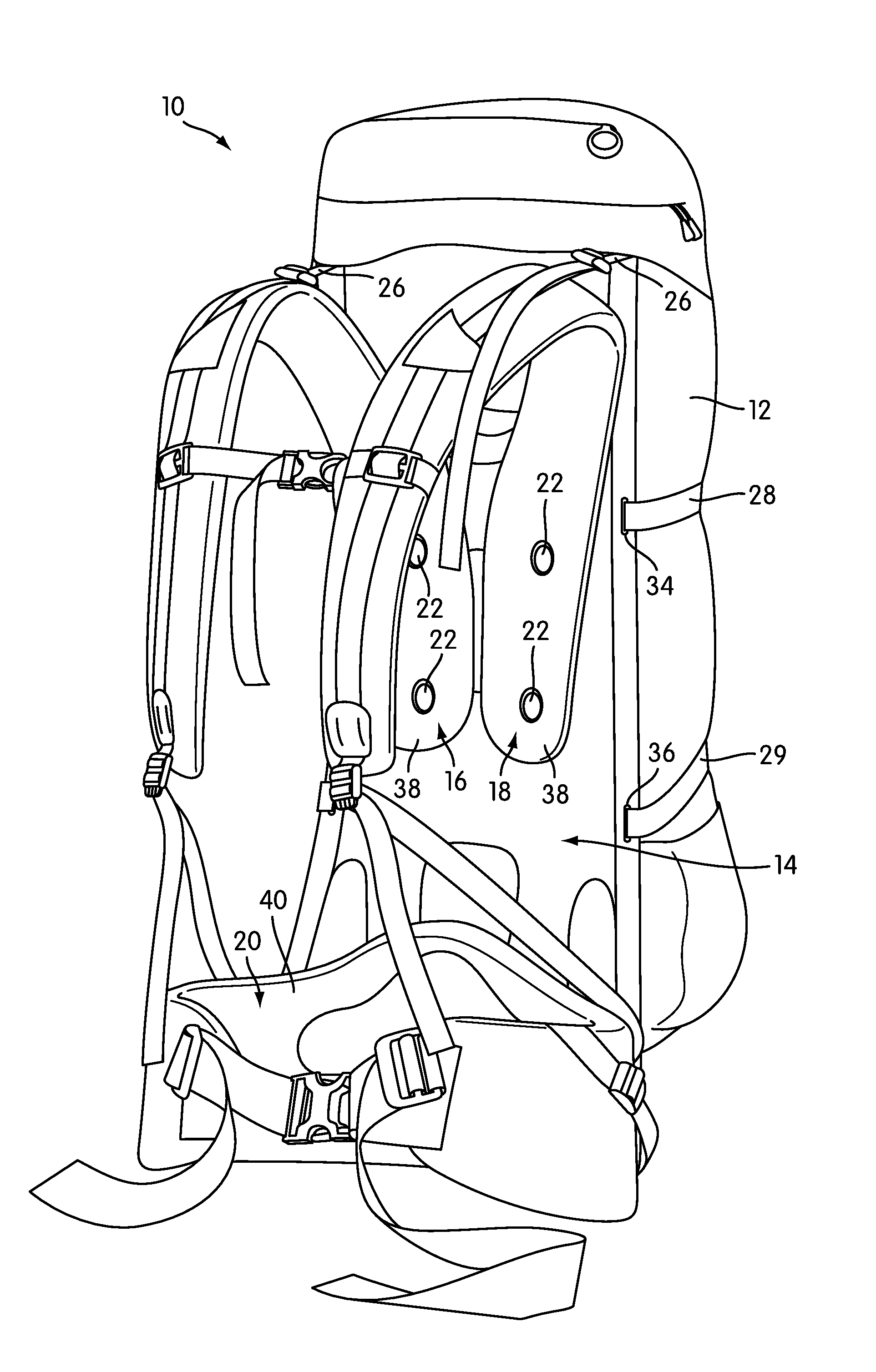 Backpack frame