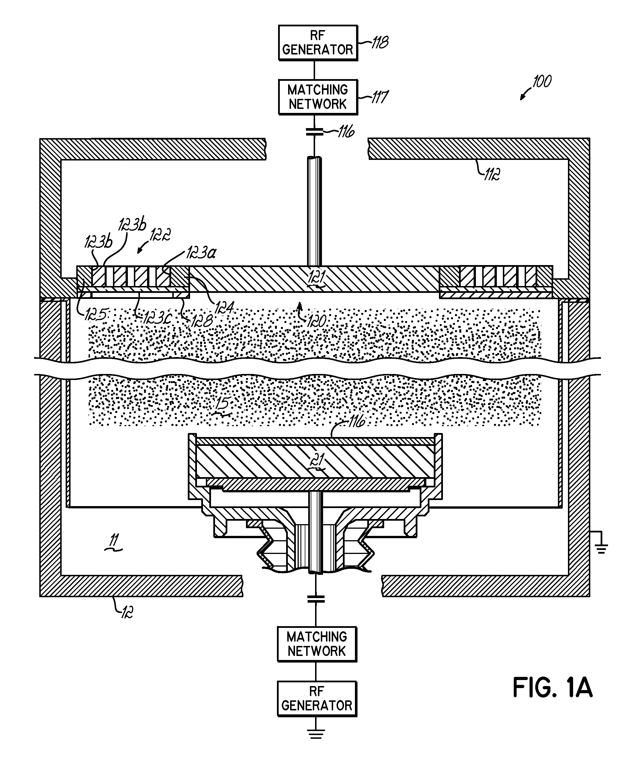 Etch system with integrated inductive coupling