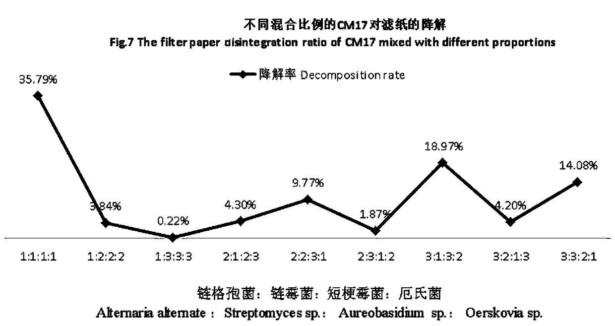 Cellulose degrading bacteria compound system