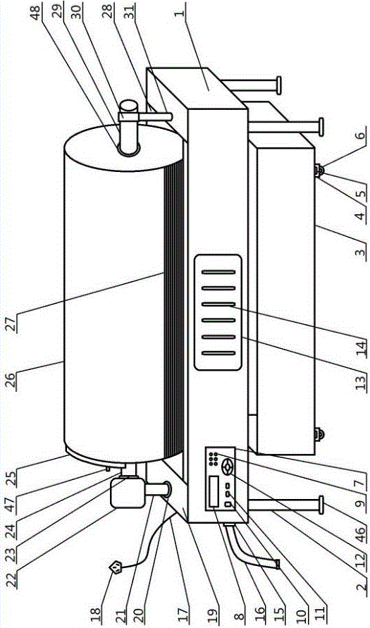 Electric sand screening device for building construction