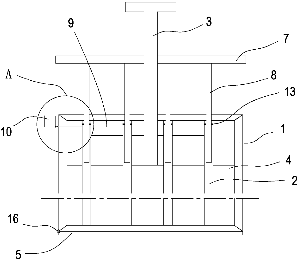 Self-suction neutralization continuous water treatment equipment