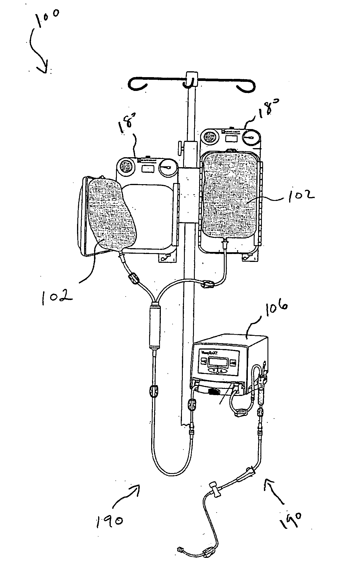 Fluid infusion apparatus with an insulated patient line tubing for preventing heat loss