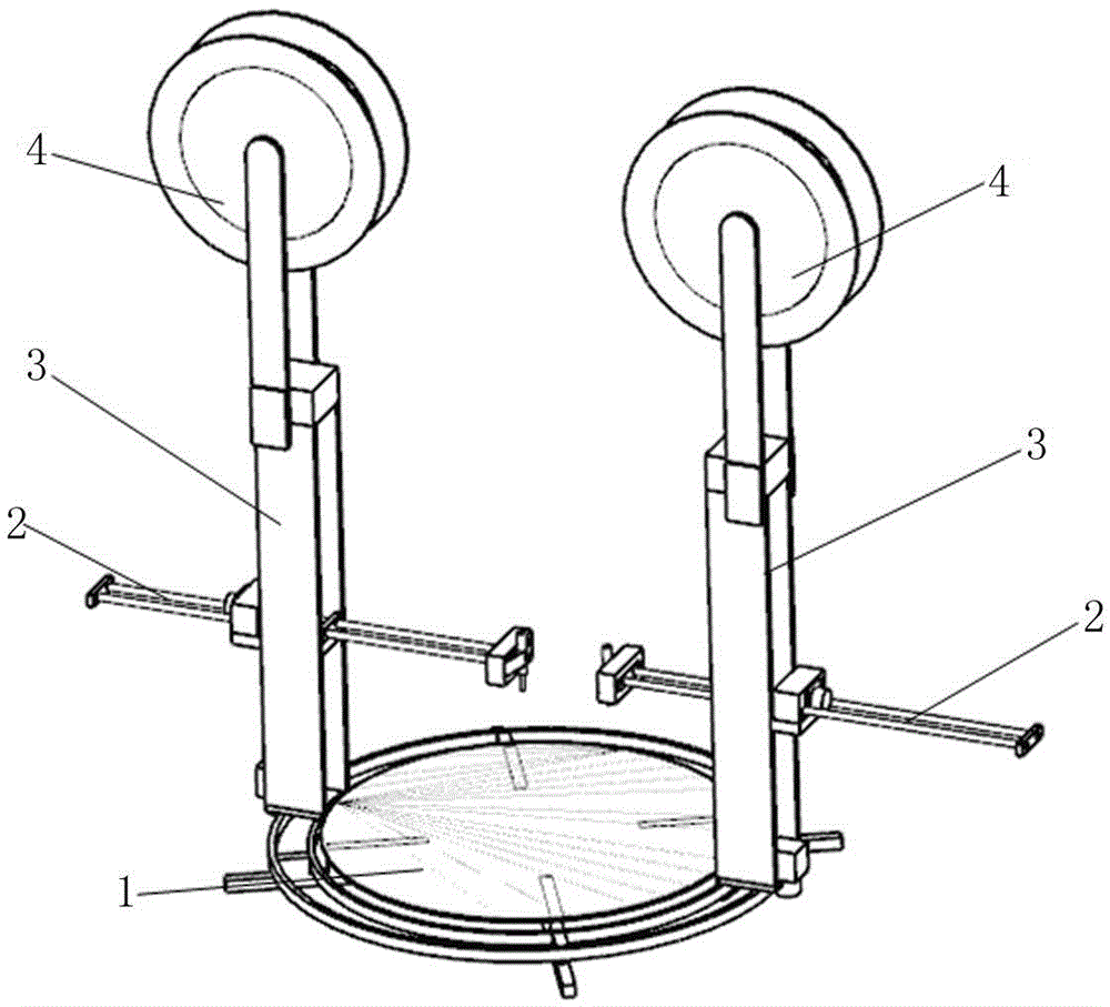 Cylindrical coordinate type 3D printer capable of achieving simultaneous multi-spray-head printing