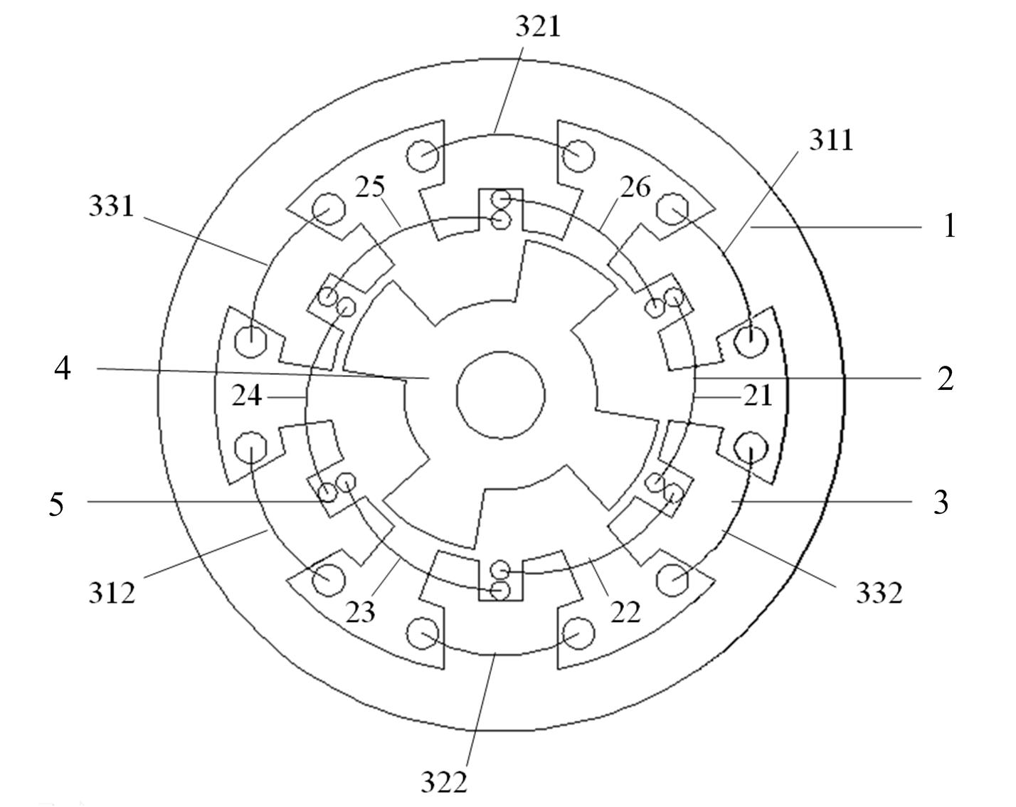 Electro-excitation flux reversing motor