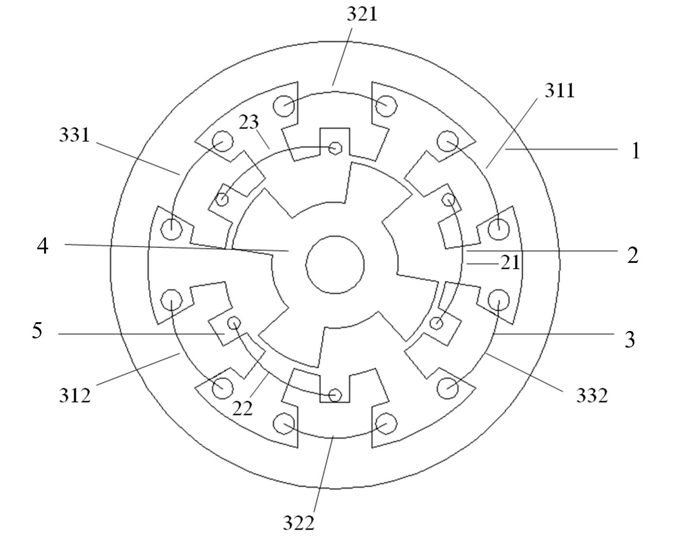 Electro-excitation flux reversing motor