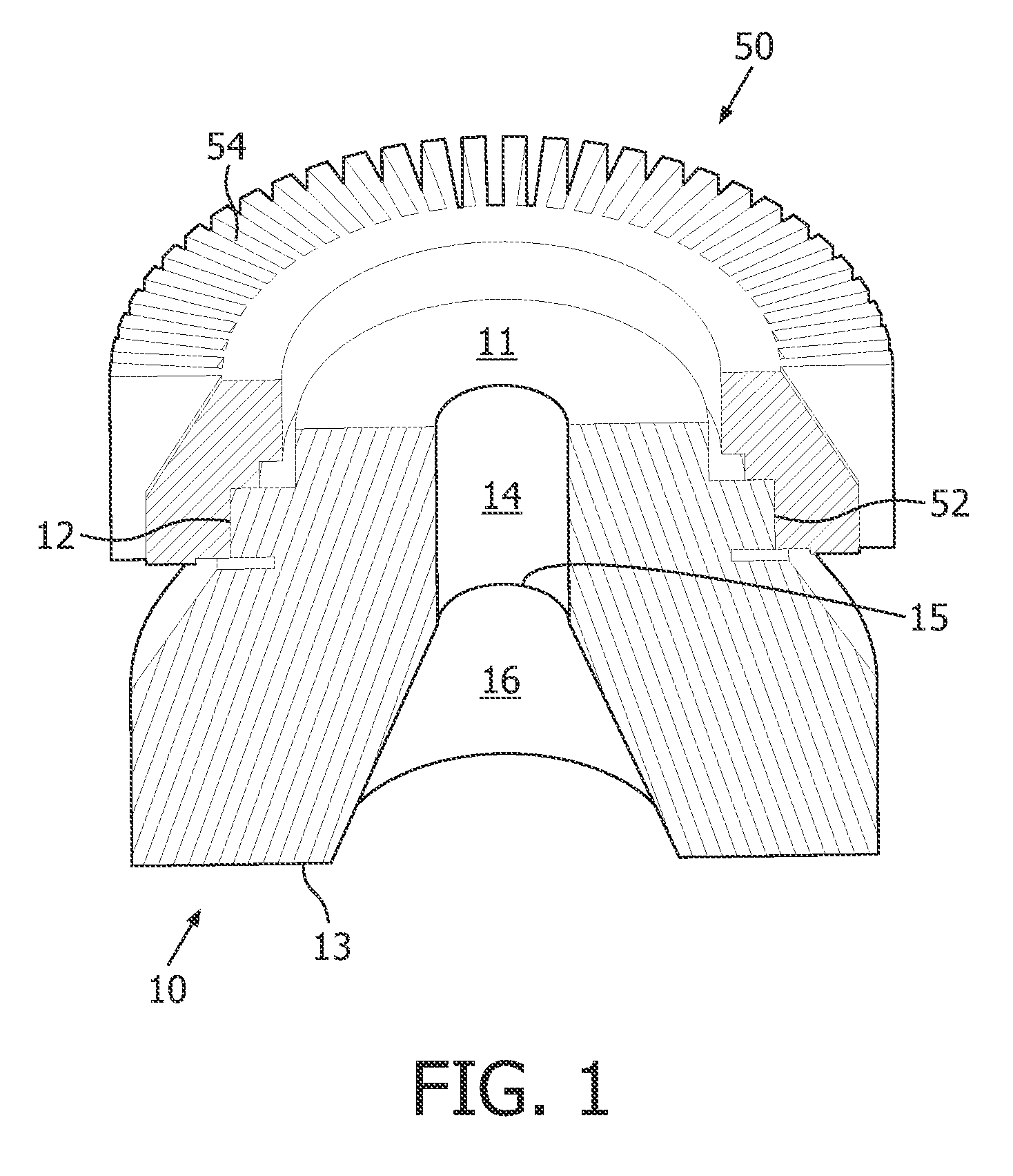 Scattered electron collector