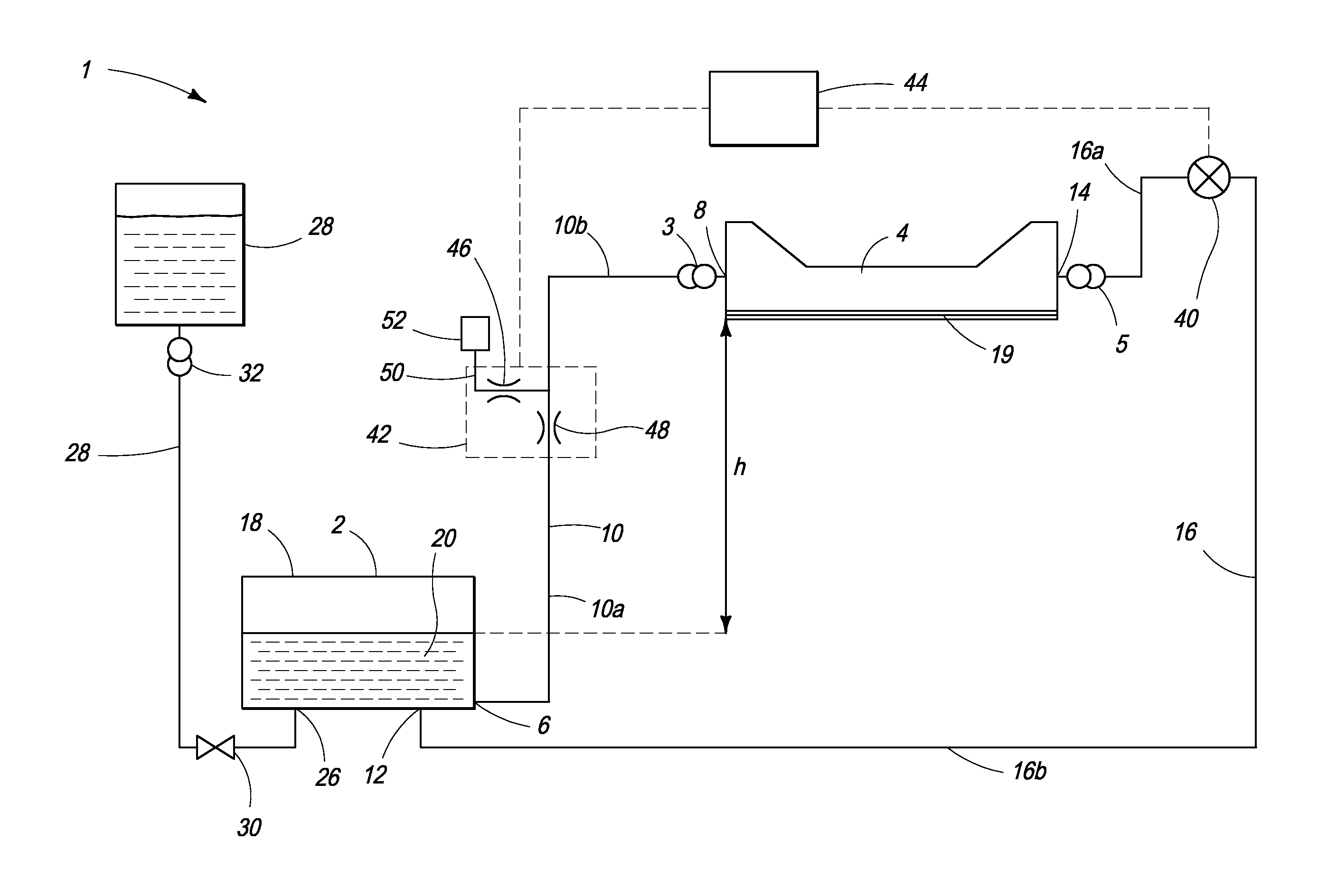 Printer configured for efficient air bubble removal