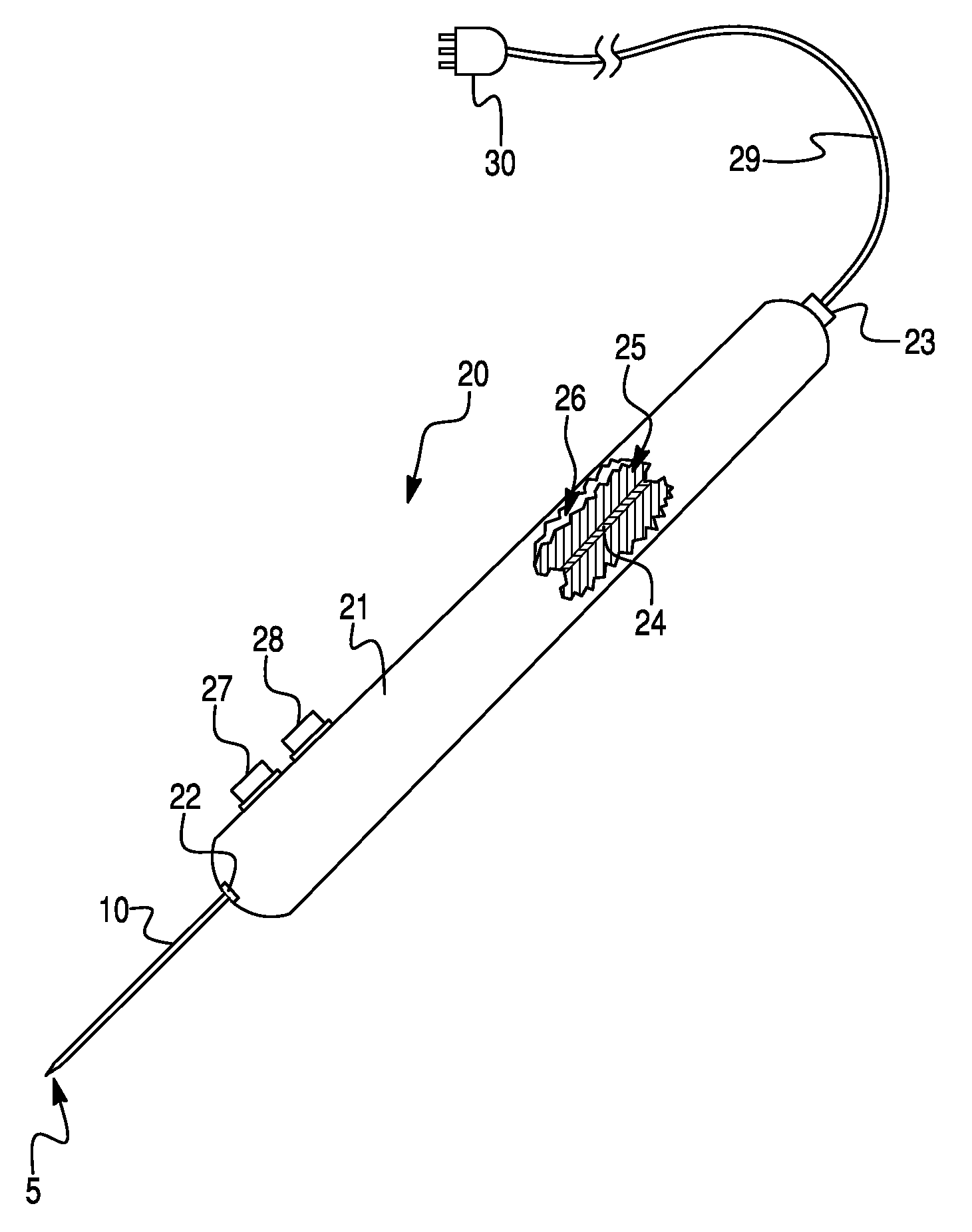 Electrosurgical Instrument With Needle Electrode