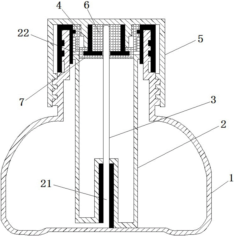 Direct-plugging inking bottle