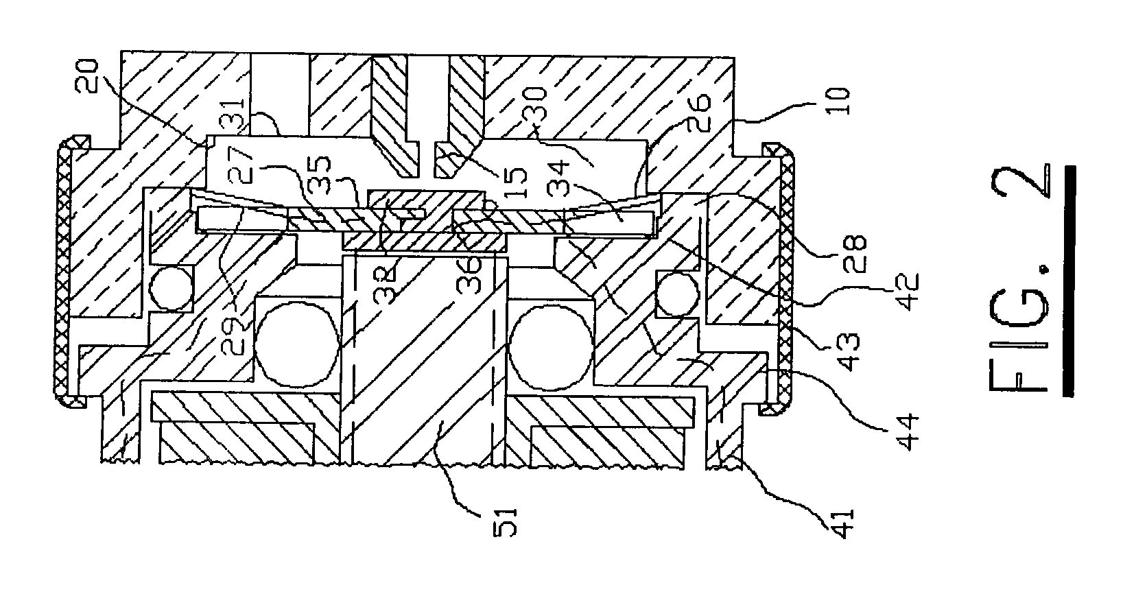 Electrically controlled proportional valve