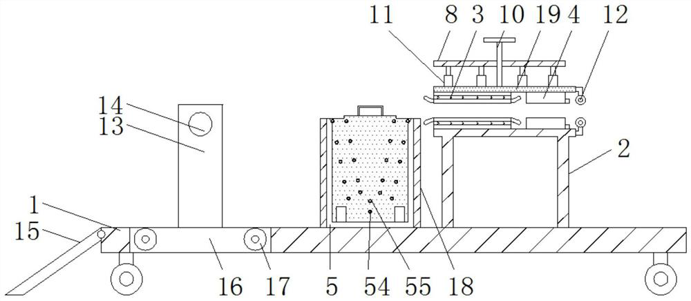 A weak current security wire and cable laying auxiliary equipment