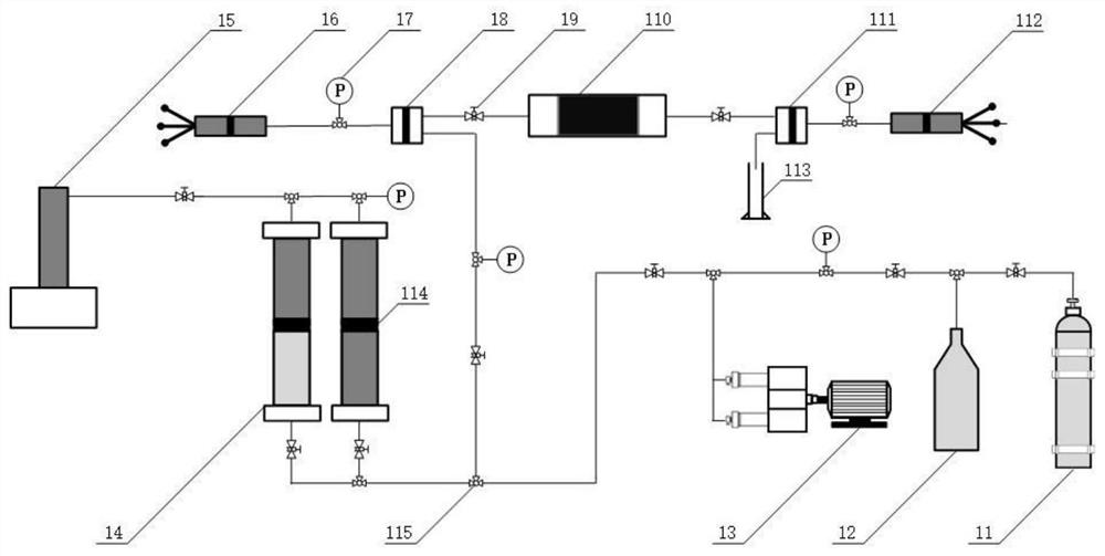 System and method for monitoring carbon dioxide migration and geological sequestration on line by using nuclear magnetic resonance technology