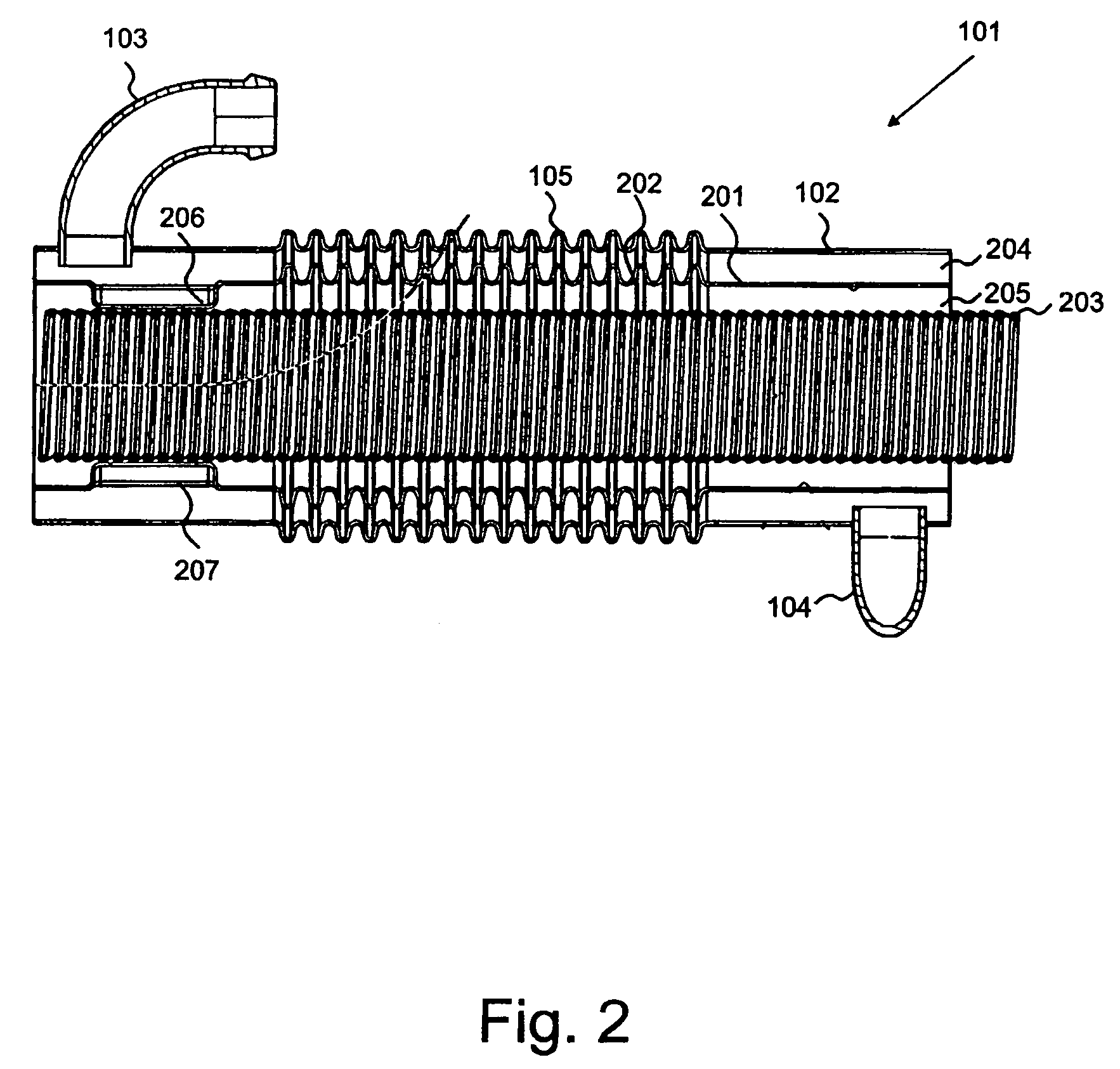 Gas heat exchanger