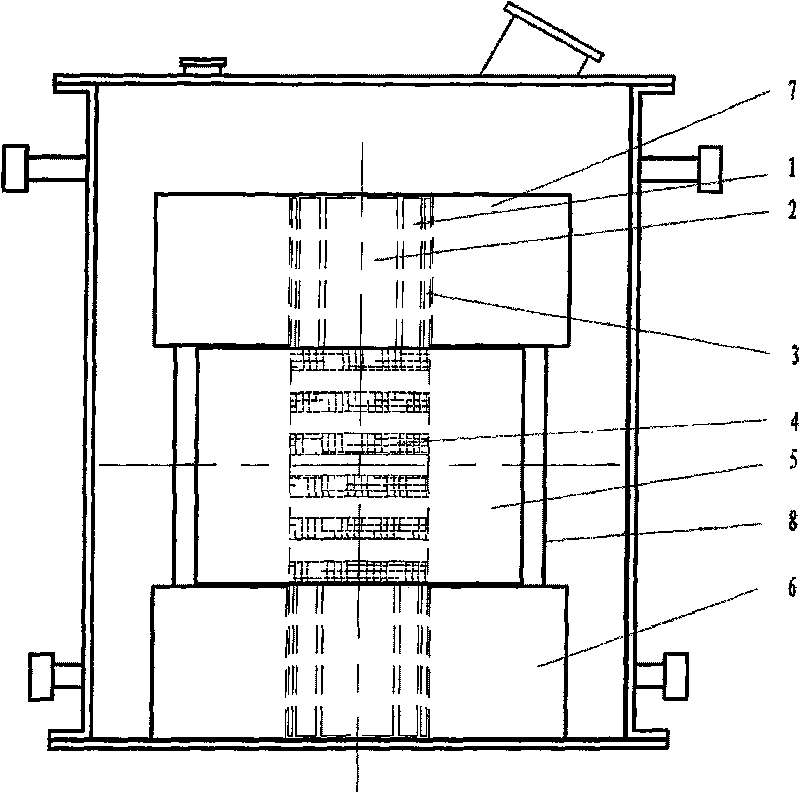 Structure for fastening amorphous alloy transformer body and method for assembling transformer body