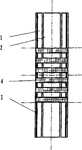 Structure for fastening amorphous alloy transformer body and method for assembling transformer body