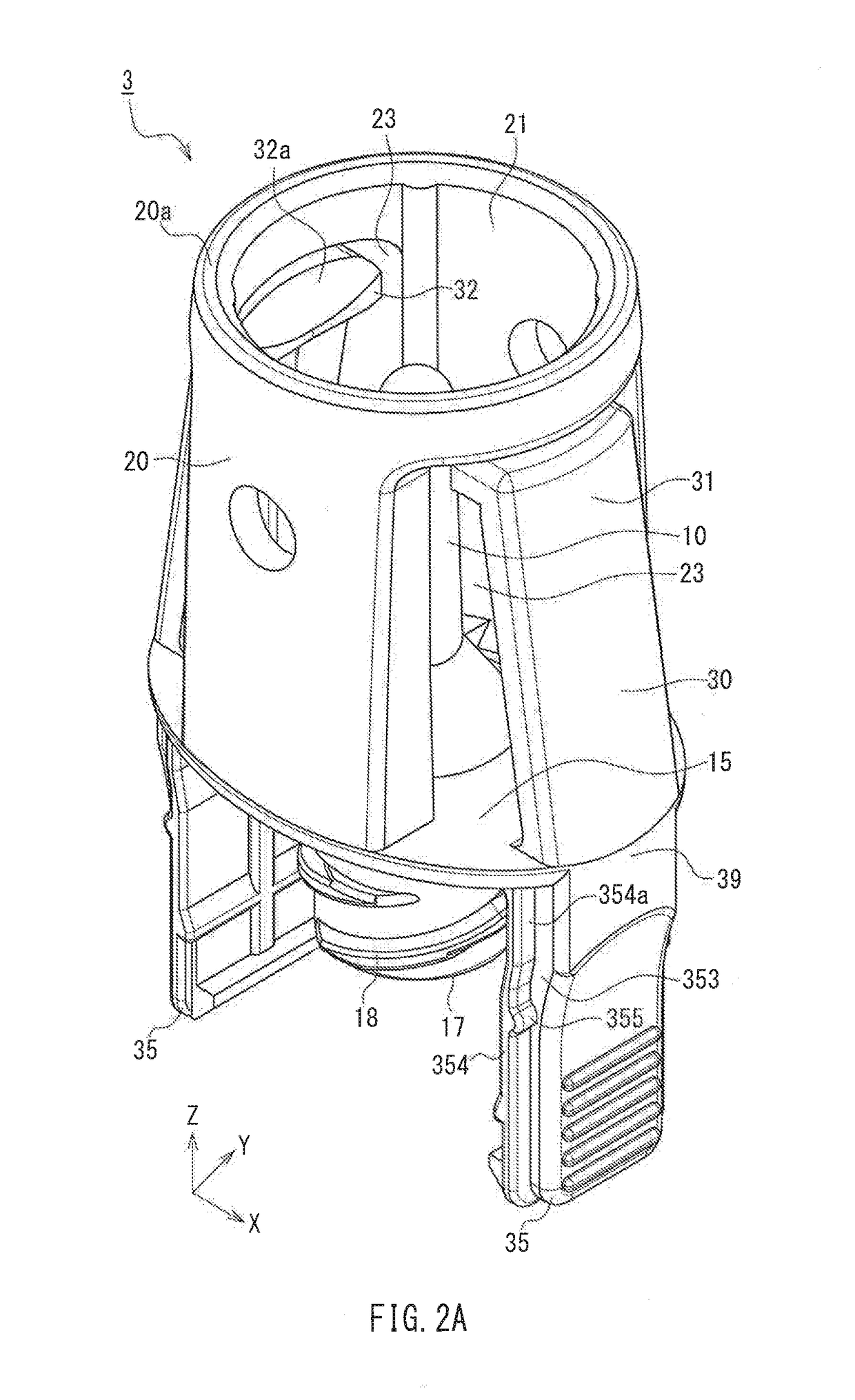 Lever lock-type male connector and male connector assembly