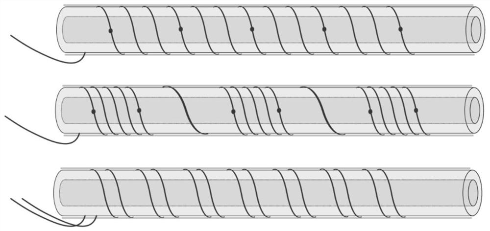 Underwater sound source positioning and signal acquisition method based on distributed sound wave sensing technology