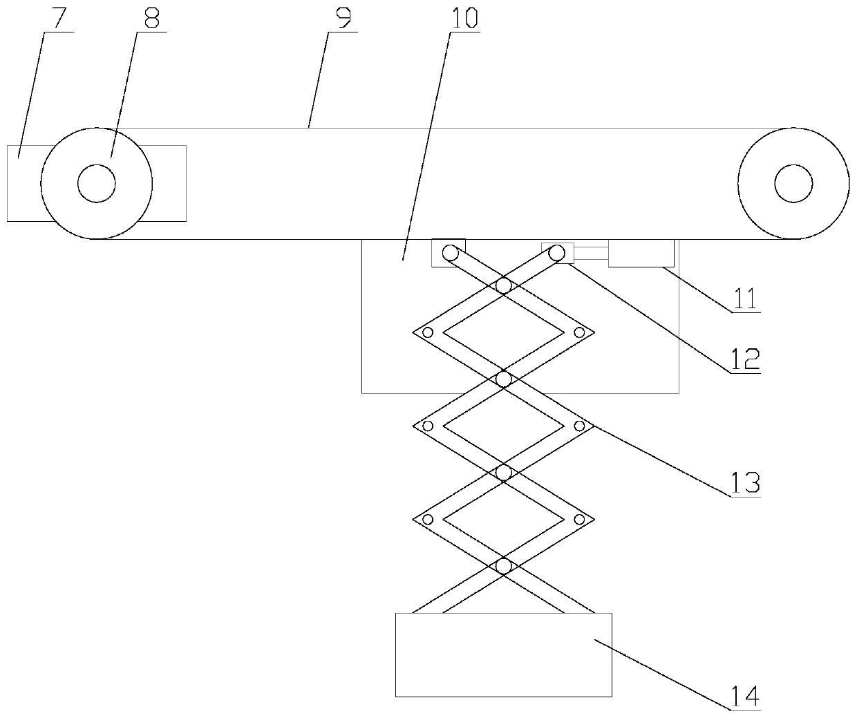 An intelligent device with functions of wiping blackboard and absorbing dust