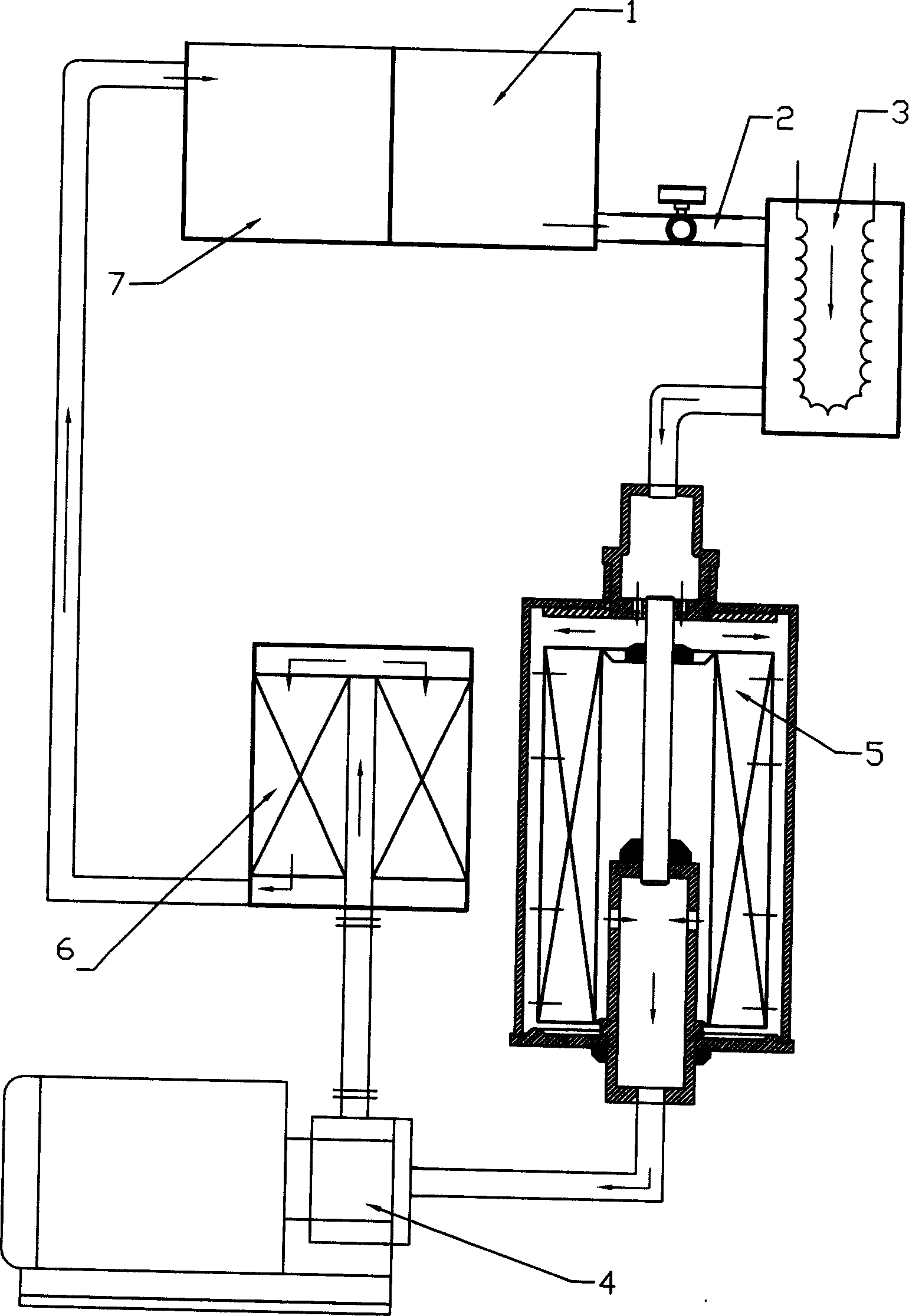 Method and system for purifying hydraulic-oil