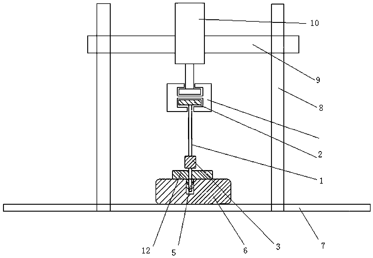 Blind hole workpiece dismounting device