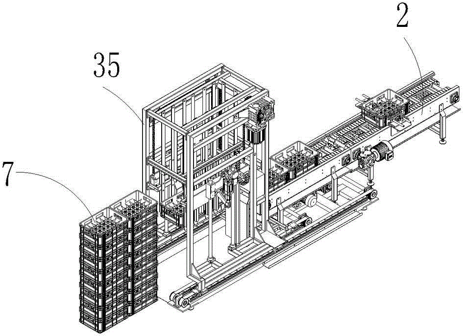 Intelligent automatic stacking equipment and operating method thereof